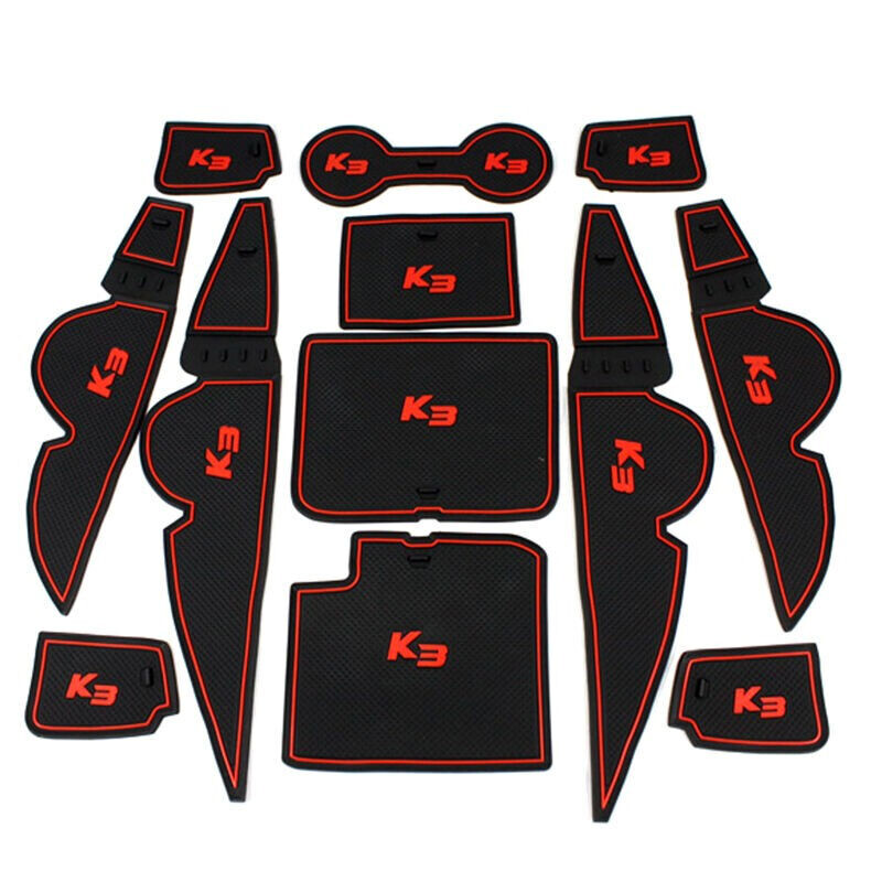 華飾起亞K3專屬升級(jí) 13-15款夜光門(mén)槽墊，點(diǎn)亮你的駕駛空間