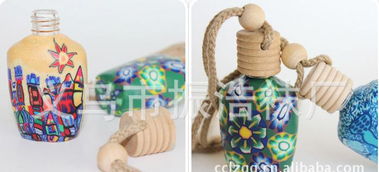 汽車軟陶瓶飾品 點(diǎn)綴車廂的香氣與藝術(shù)